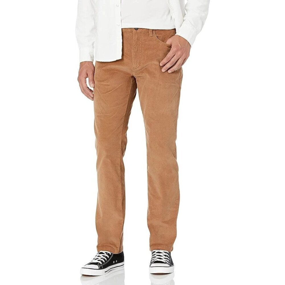 NEW Lands' End Men's 40 Camel Corduroy Pants Classic Fit  Cotton flex waist